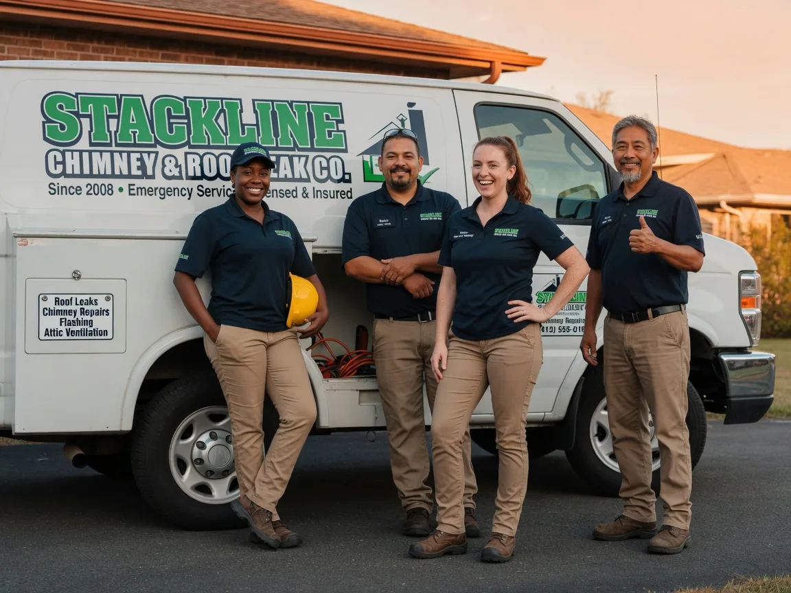 Chimney flashing repair company in Mapleton, IL